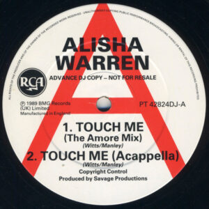 Alisha Warren - Touch Me - Album Cover