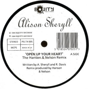 Alison Sheryll - Open Up Your Heart - Album Cover