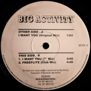 Big Activity - I Want You - Album Cover