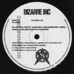 Bizarre Inc - Playing With Knives / Plutonic - Album Cover