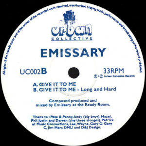Emissary - Give It To Me - Album Cover