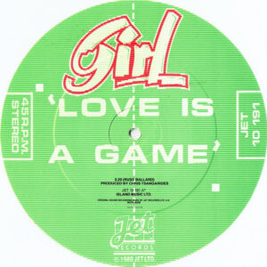 Girl (2) - Love Is A Game - Album Cover