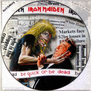 Iron Maiden - Be Quick Or Be Dead - Album Cover