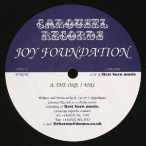 Joy Foundation - The One I Was / Till Your Soul Feels Free - Album Cover