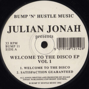 Julian Jonah - Welcome To The Disco EP Vol 1 - Album Cover