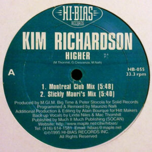Kim Richardson - Higher - Album Cover