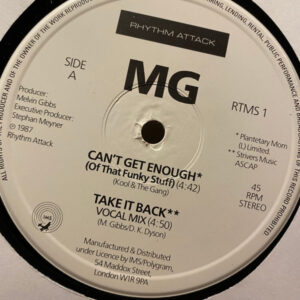 Melvin Gibbs - Can't Get Enough (Of That Funky Stuff) - Album Cover