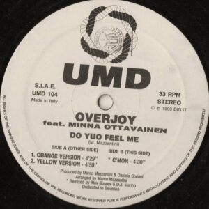 Overjoy (3) - Do You Feel Me - Album Cover