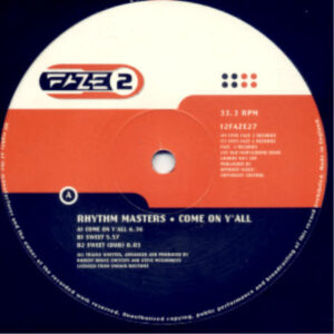 Rhythm Masters - Come On Y'all / Sweet - Album Image