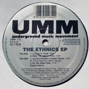The Ethics - The Ethnics EP - Album Cover
