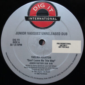 Thelma Houston - Junior Vasquez Unreleased Dub - Album Cover