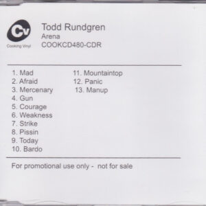 Todd Rundgren - Arena - Album Cover