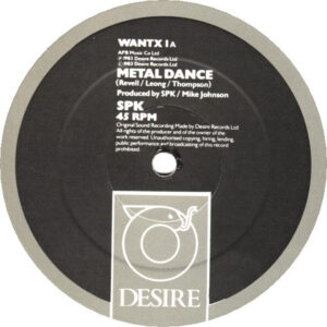 SPK - Metal Dance - Album Cover