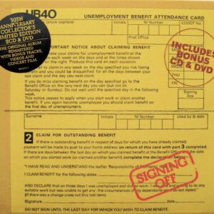 UB40 - Signing Off - Album Cover