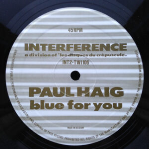 Paul Haig - Blue For You - Album Cover